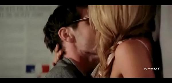  Dianna Agron Hot  and Sexy Kiss Scene in (The Family)